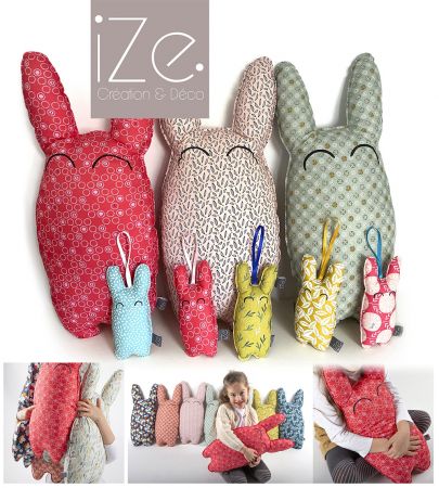 Coussins LapinsG  ants iZe