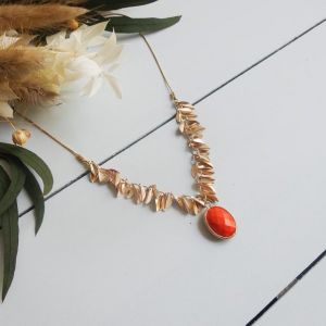 Photo vignette Co feuille orange 1